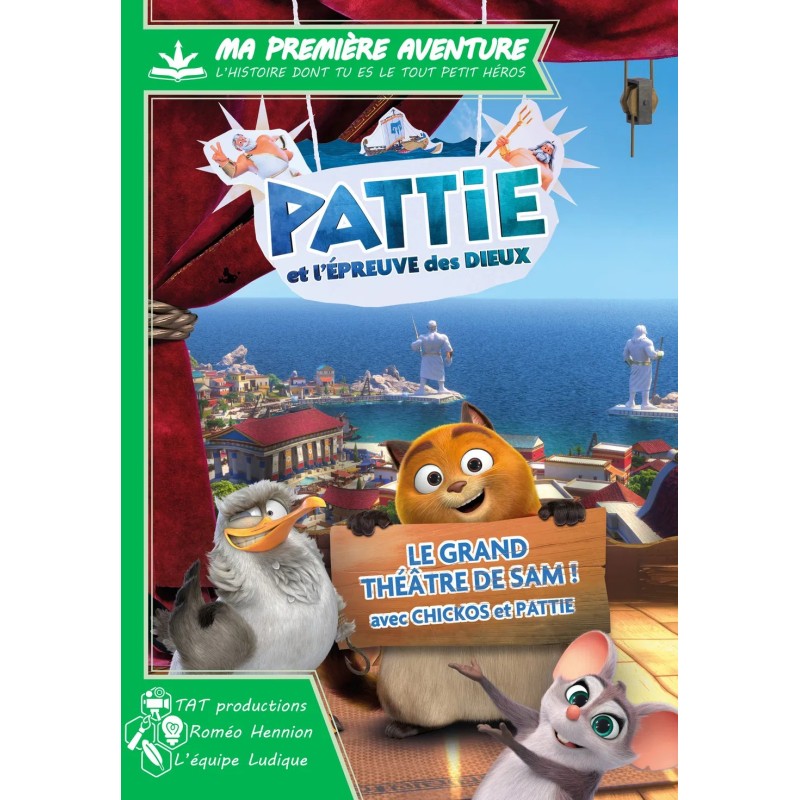 MA 1ERE AVENTURE : PATTIE ET L'ÉPREUVE DES DIEUX