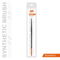 AK - AK SYNTHETIC BRUSH - ROUND 0